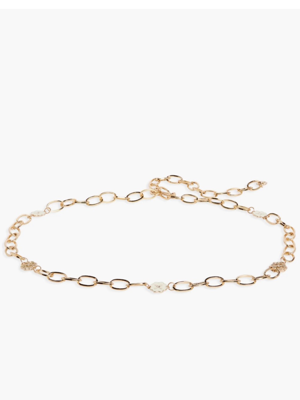 Kate Spade| NWT floral charm chain belt